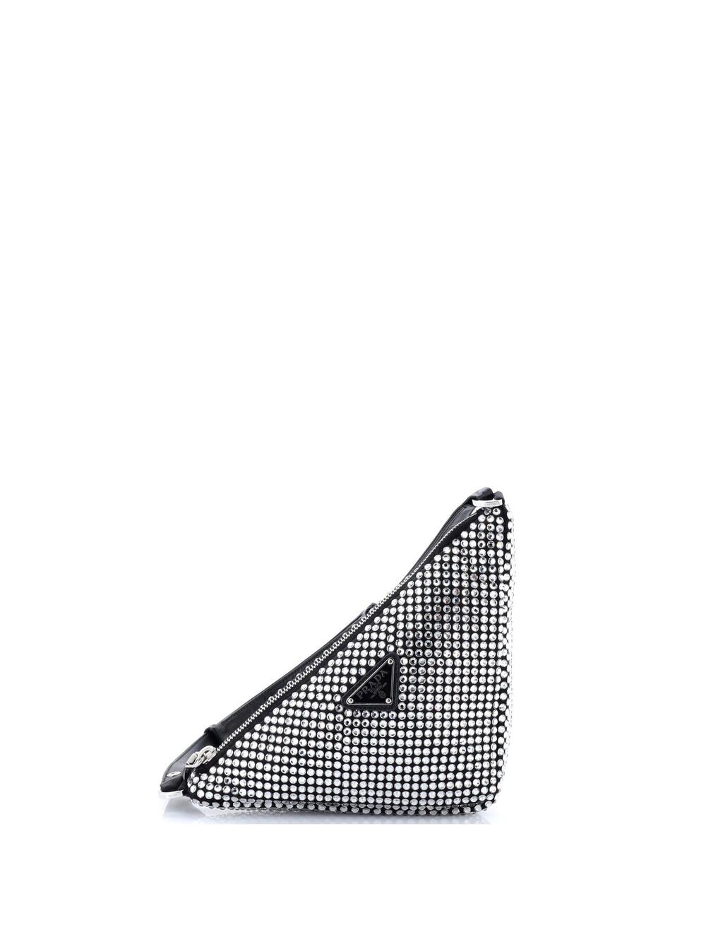 Prada Triangle Top Handle Pouch Bag #369167P17B